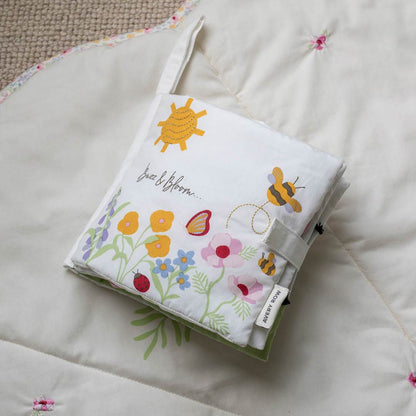 Avery Row Fabric Baby Book - Wildflower Garden