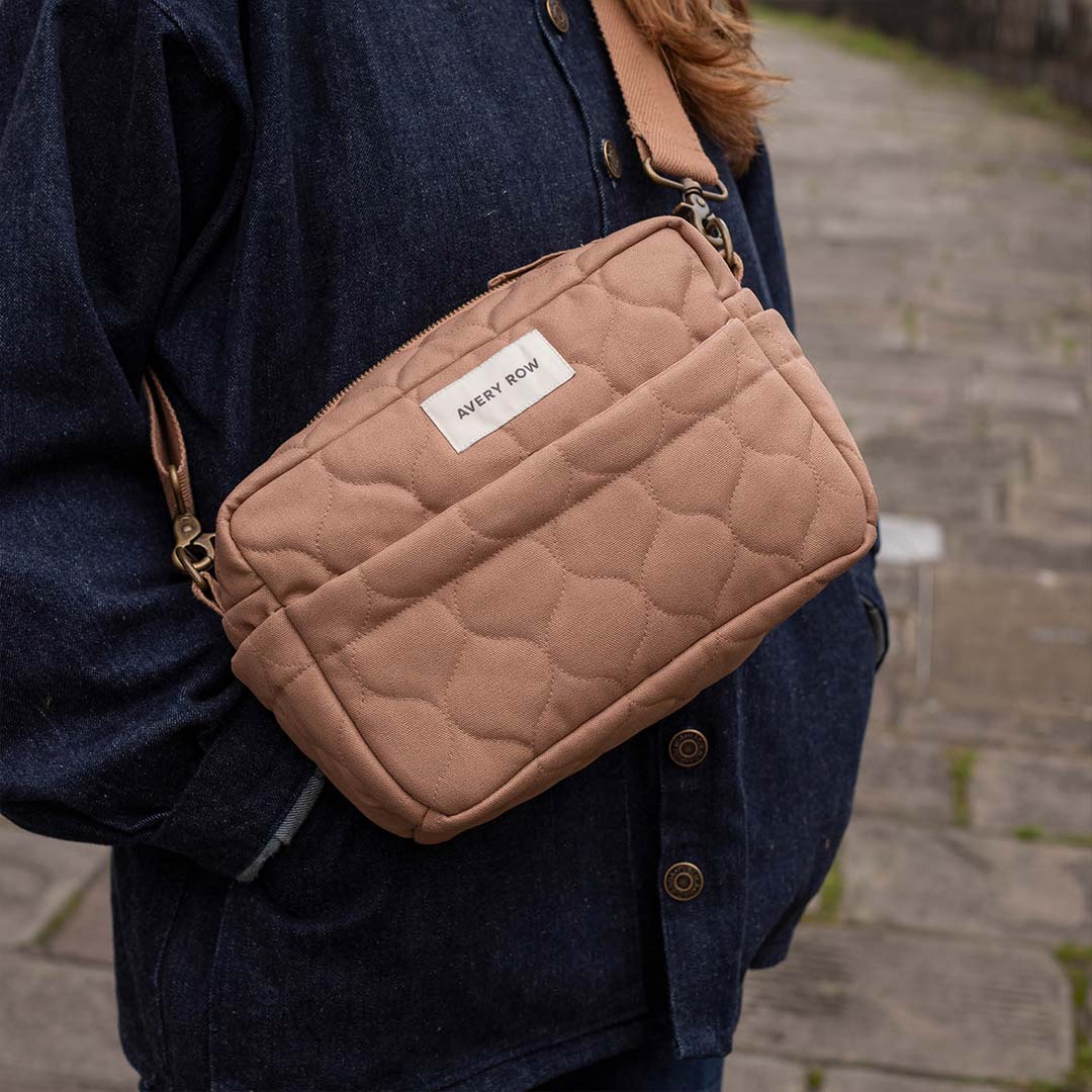 Avery Row Stroller Organiser Bag - Latte