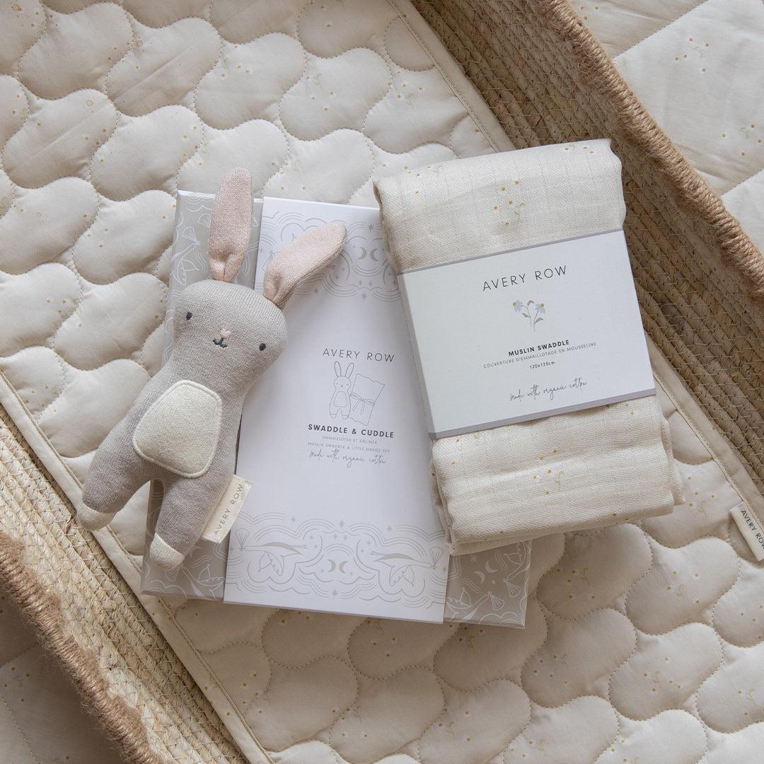 Avery Row Swaddle & Cuddle Gift Set - Chamomile