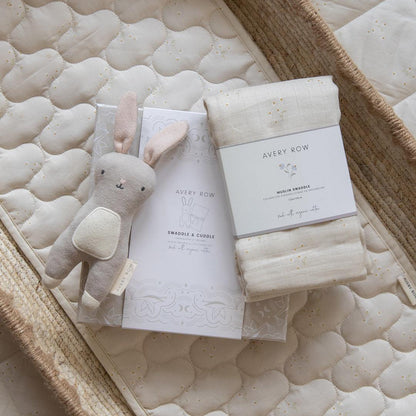 Avery Row Swaddle & Cuddle Gift Set - Chamomile