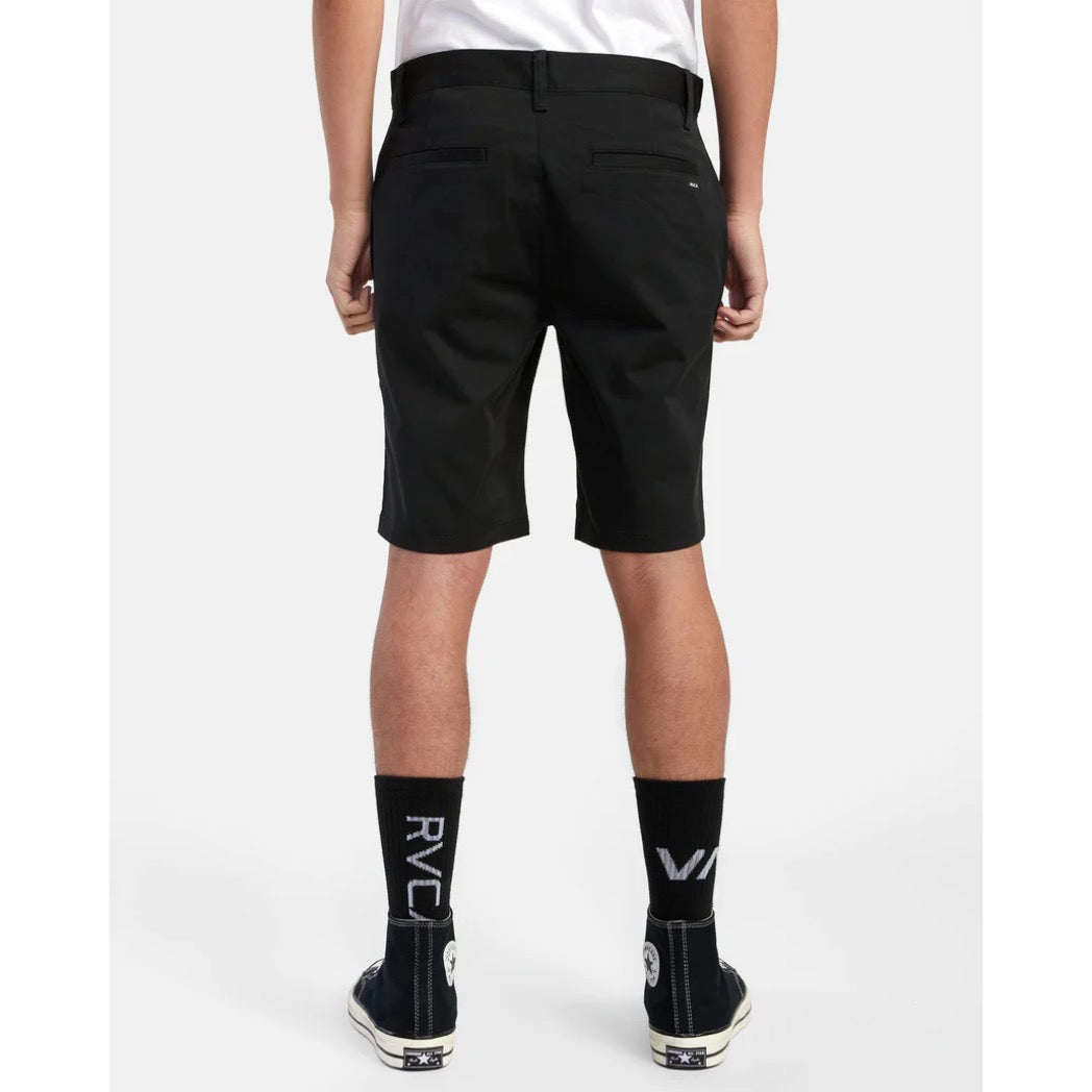 RVCA - WEEKEND STRETCH CHINO SHORT | BLACK