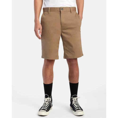 RVCA - WEEKEND STRETCH CHINO SHORT | DARK KHAKI