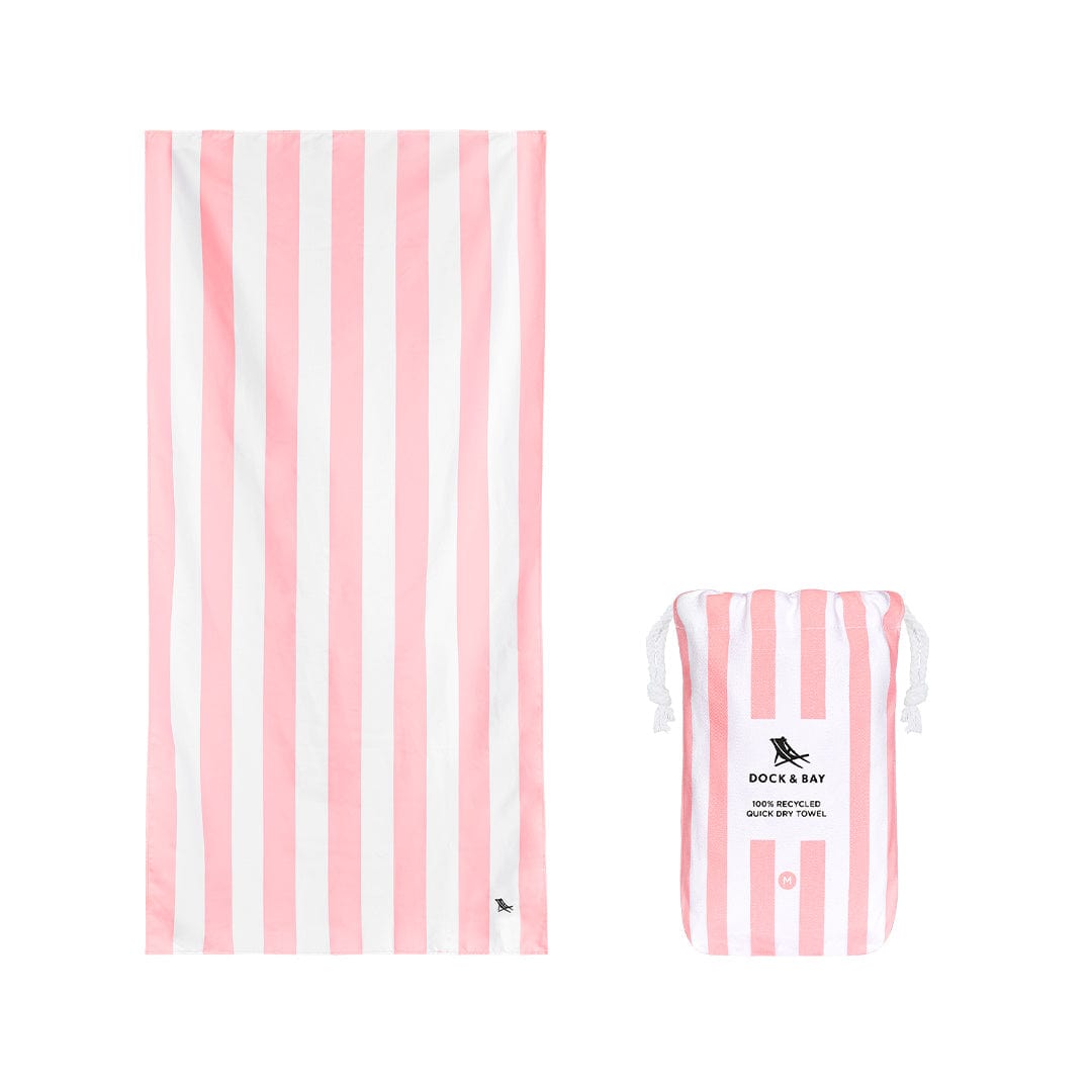 Dock & Bay Kid's Beach Towel - Malibu Pink