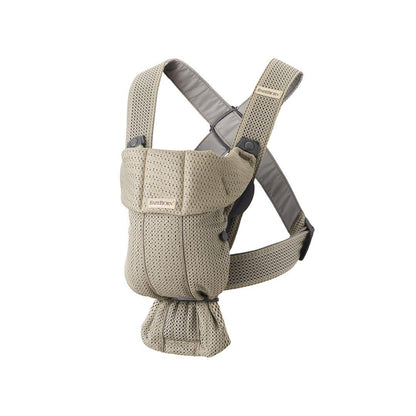 BabyBjörn Baby Carrier Mini - 3D Mesh - Grey Beige