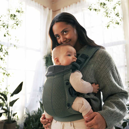 BabyBjörn Harmony Baby Carrier - Dark Green - 3D Mesh