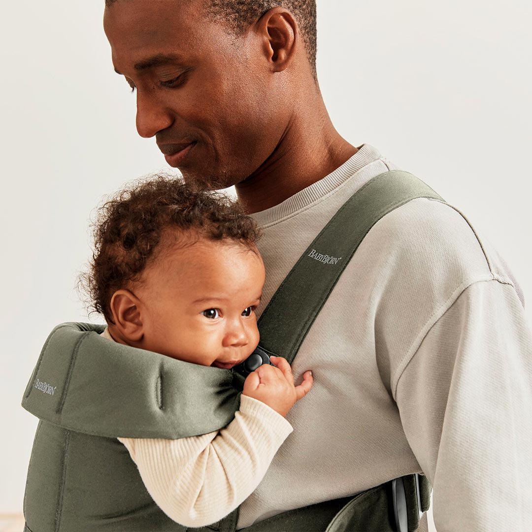BabyBjörn Baby Carrier Mini - Woven - Dark Green