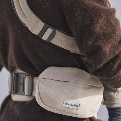 BabyBjorn Pocket Pouch Woven Melange - Light Beige