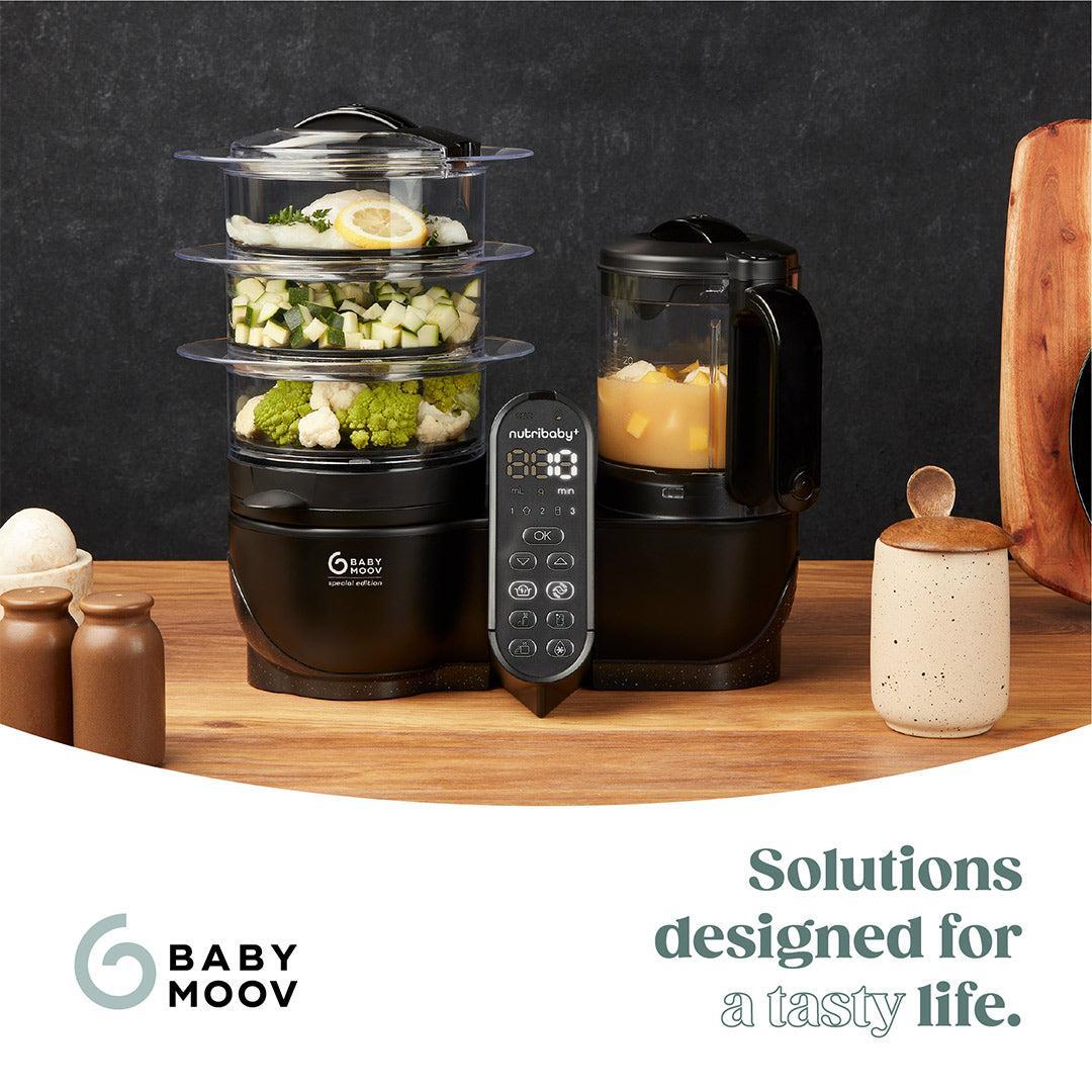 Babymoov Nutribaby (+) XL Black Edition 6 in 1 - Black