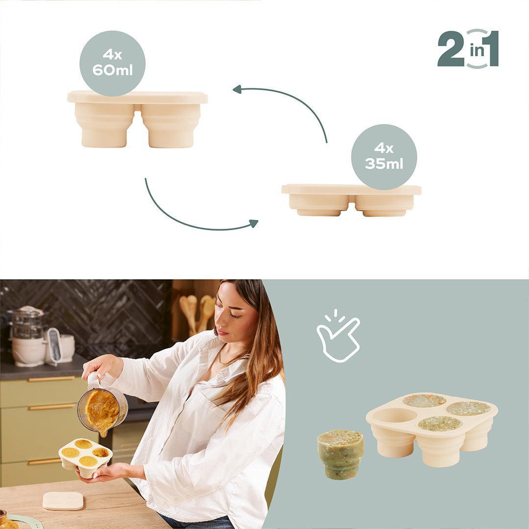 Babymoov Silicone Containers & Feeder Set - Green