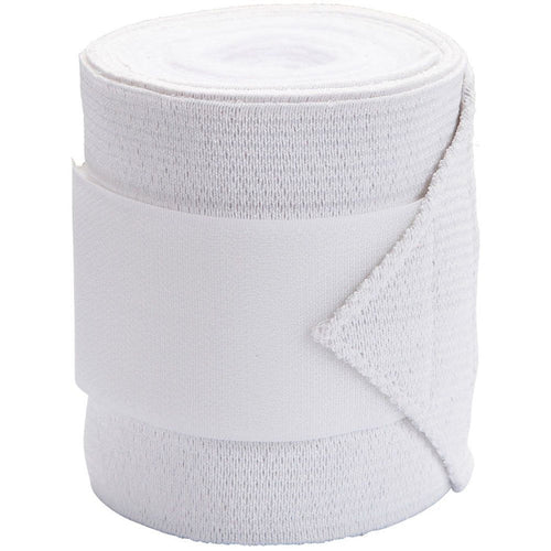 Bandage Elastic Fleece 10cmx3m 4pk Whtez