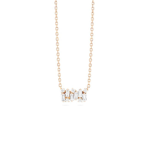 Small Shimmer Bar Necklace