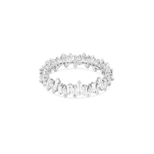 White Diamond Jagged Eternity Band