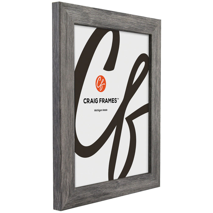 Bauhaus 125 1.25", Barnwood Gray Picture Frame - 2 Piece Set