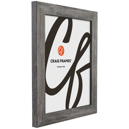 Bauhaus 125 1.25", Barnwood Gray Picture Frame - 2 Piece Set
