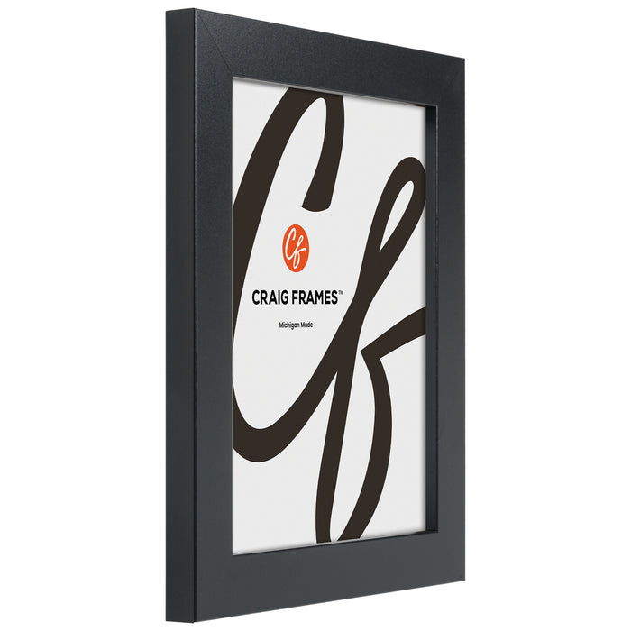 Bauhaus 125 1.25", Mystic Satin Black Picture Frame Set: 2 or 4 Piece Set