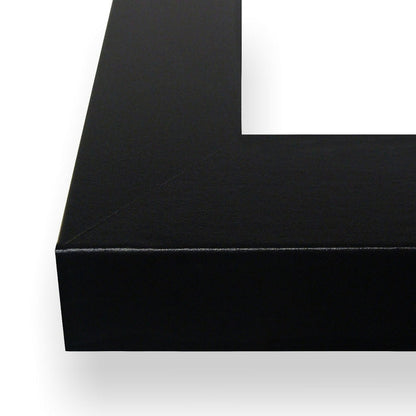 Bauhaus 125 1.25", Mystic Satin Black Picture Frame Set: 2 or 4 Piece Set