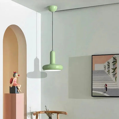 Bauhaus Modern Cream Style Bedroom Bedside Lamps Nordic Macaron Creative Dining Table Bar Lamps Danish Designer Small Chandelier
