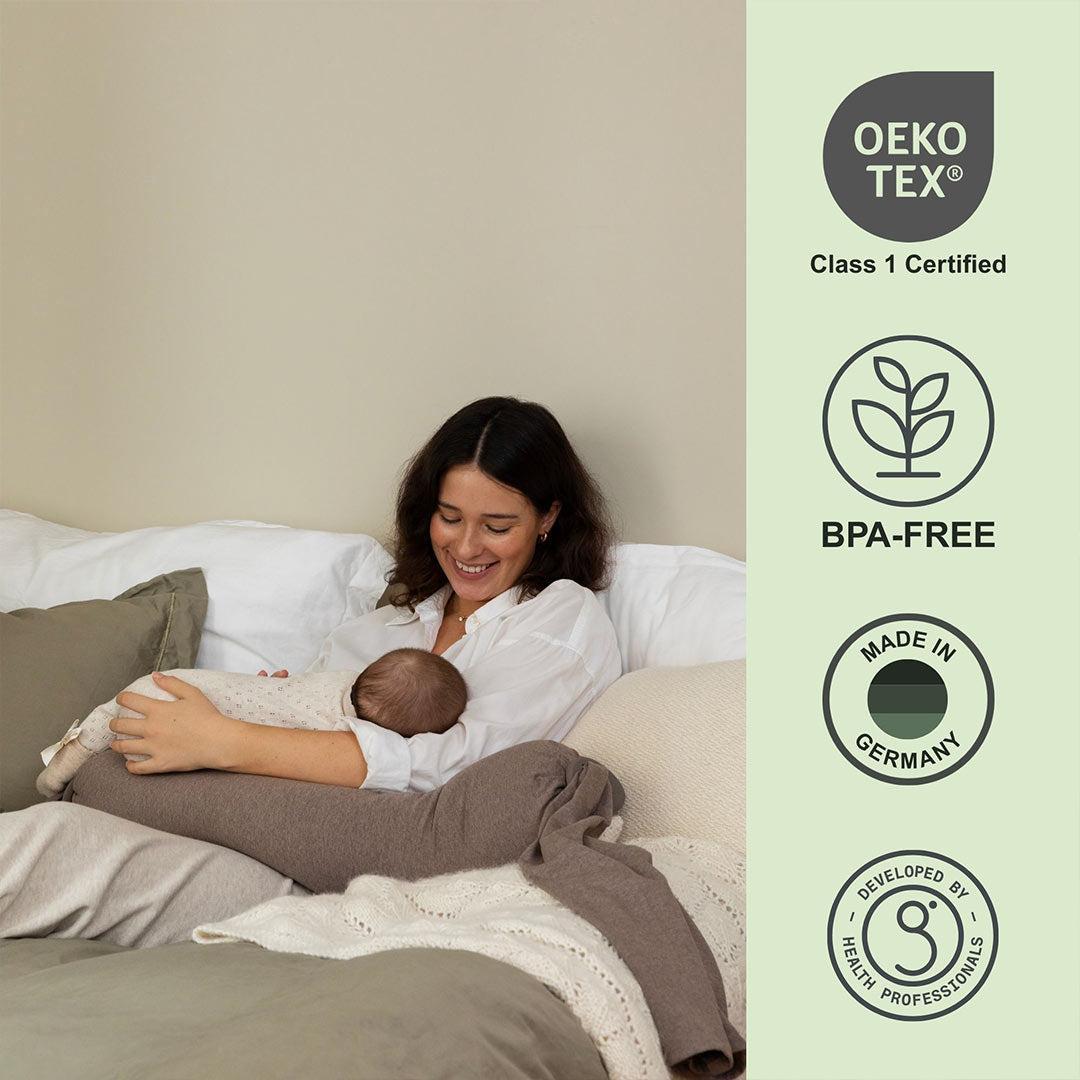 bbhugme Nursing Pillow - Hazel Brown