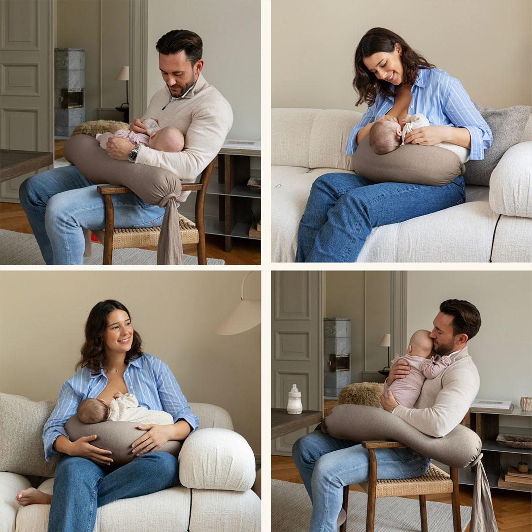 bbhugme Nursing Pillow - Hazel Brown