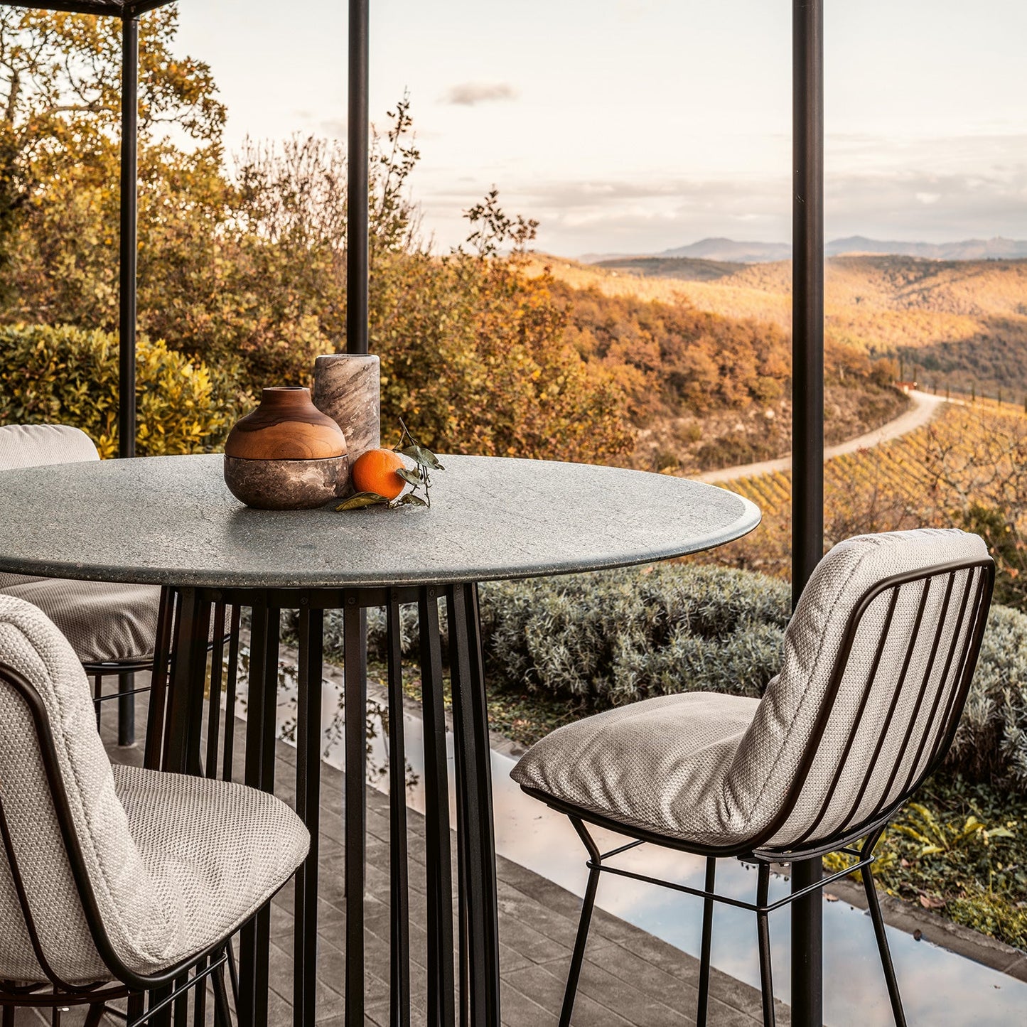 janua | bc 07 basket table high | alps glitter stone