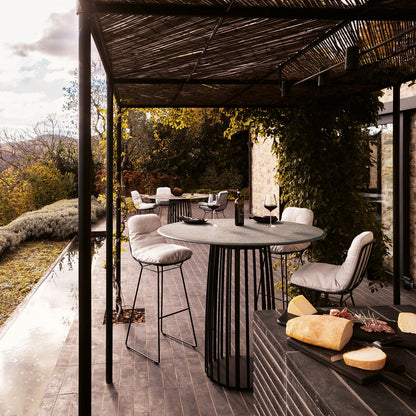 janua | bc 07 basket table high | alps glitter stone