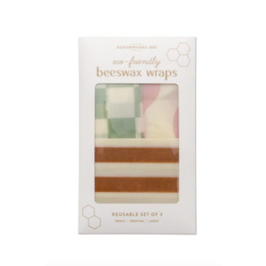 Beeswax Wrap Set of 3 - Geo