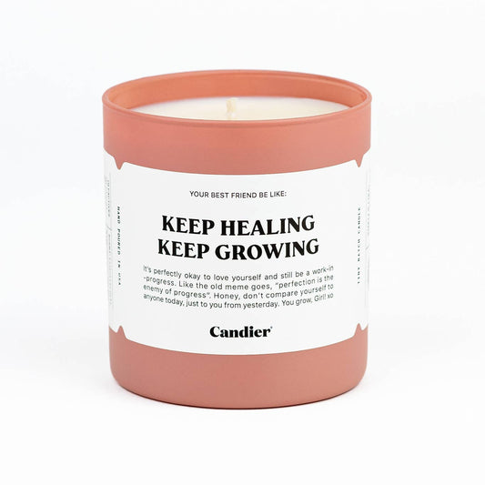 Keep Healing Keep Growing Candle
