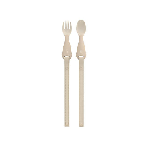 Bibado Handi No Drop Baby Cutlery - Fawn