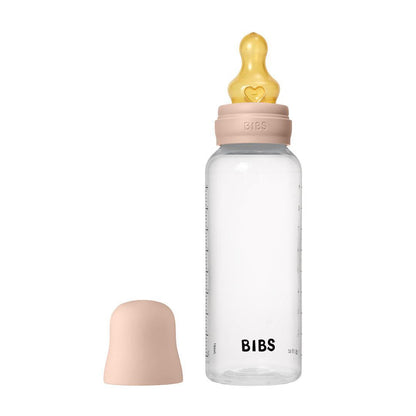 BIBS Medium Flow Baby Bottle Latex 1 Pack - Blush