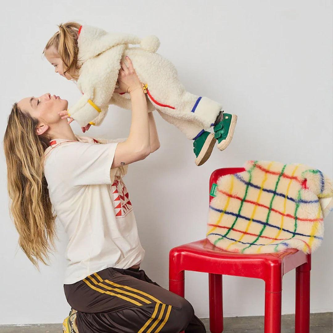 BINIBAMBA BOBO X BINI Merino Snugglesuit - Milk