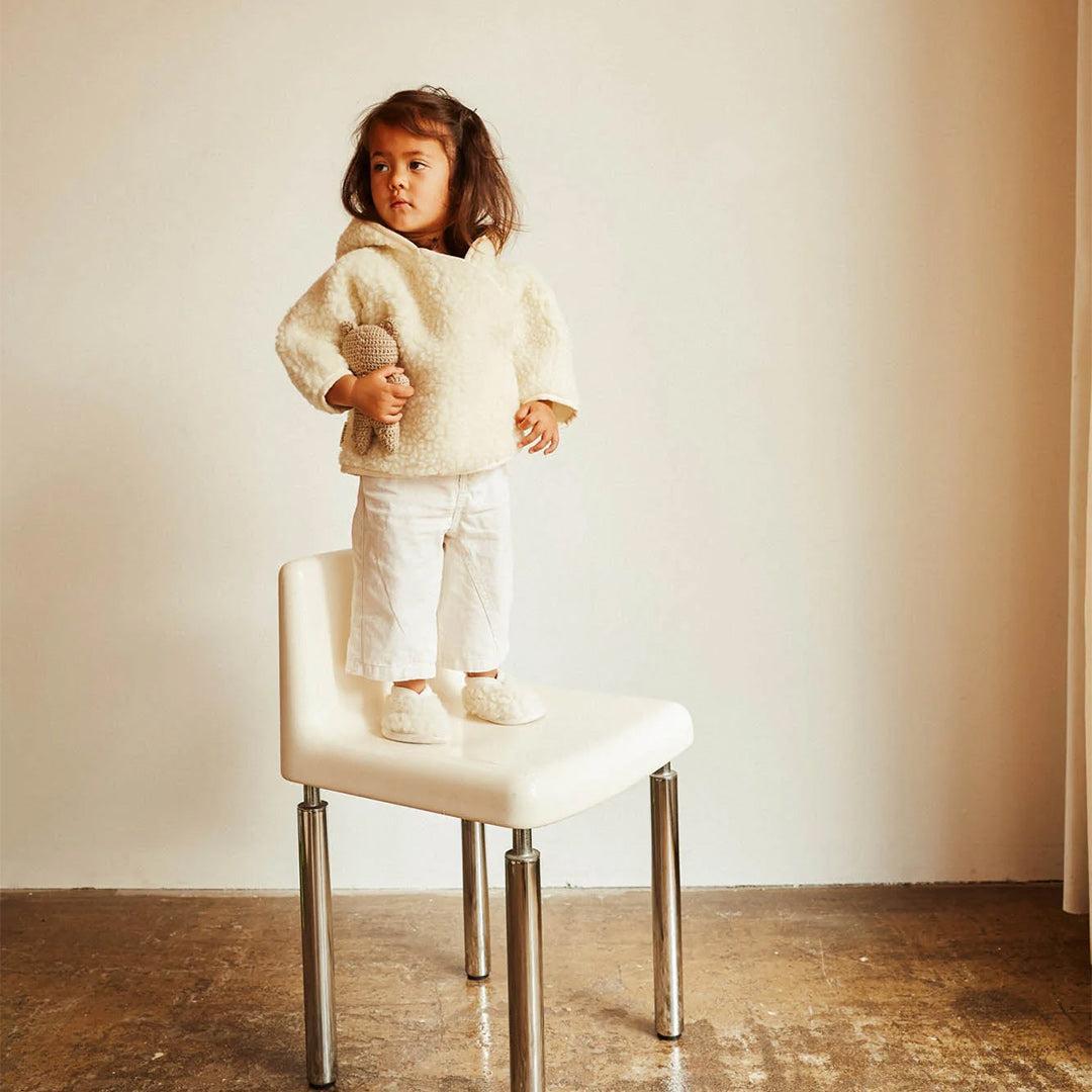 BINIBAMBA Merino Snugglejacket - Milk