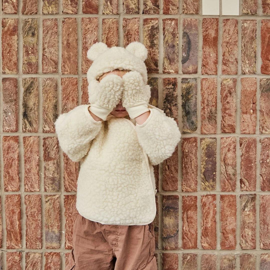 BINIBAMBA Merino Snugglejacket - Milk