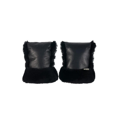 BINIBAMBA Sheepskin Buggy Mittens - Noir
