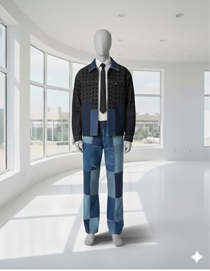 Blueprint Patchwork Denim 0'1