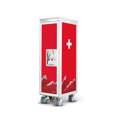 bordbar | classic trolley | OUTER TROLLEY ONLY - aluminium