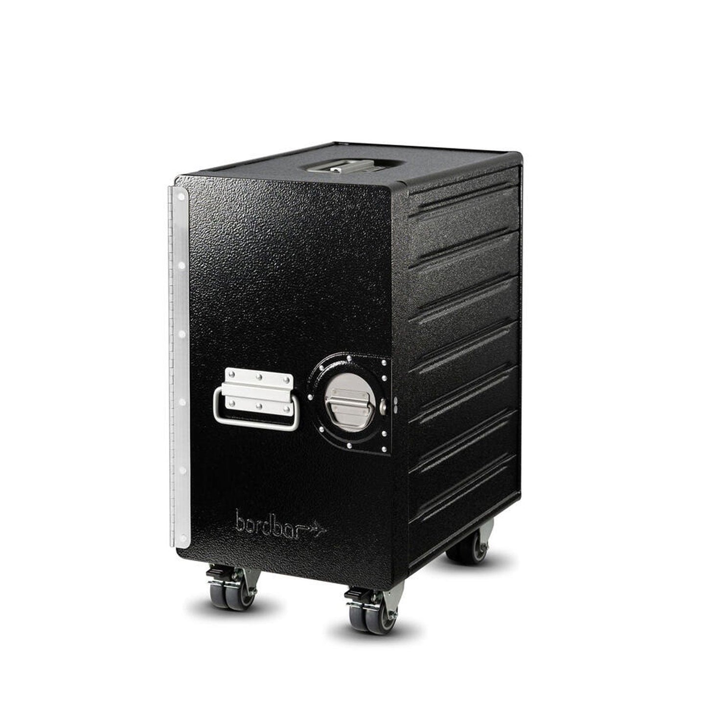 bordbar | box trolley | door hinge left + bedside equipment | black