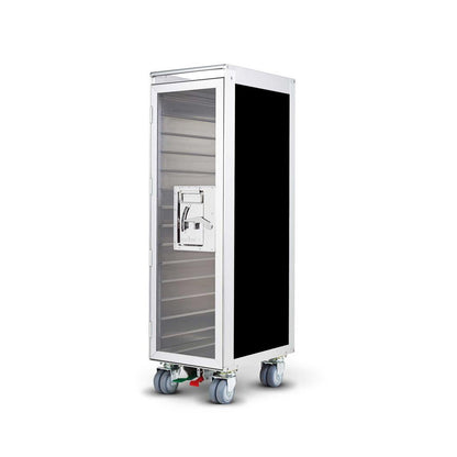 bordbar | classic trolley | OUTER TROLLEY ONLY - aluminium with transparent door