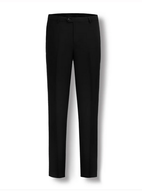 Boys Trouser - Heston Fine Twill Satin Tuxedo Trouser