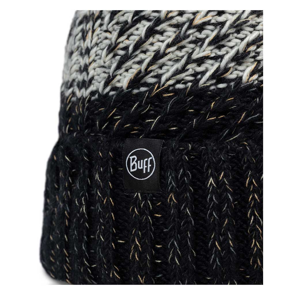 Akna Knitted Beanie & Fleece Band