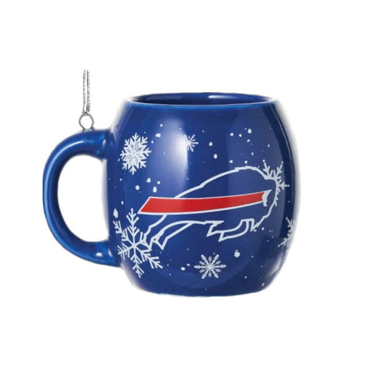 Buffalo Bills Ceramic Holiday Mug Ornament General Merchandise TSE Buffalo
