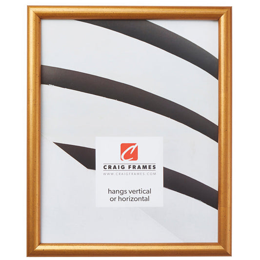 Bullnose .5", Brushed Gold Picture Frame