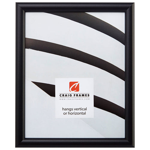Bullnose .75", Gallery Black Picture Frame