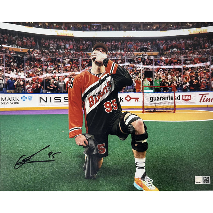 Chase Fraser Signed Taking a Knee Photo Signed Lacrosse Photo TSE Buffalo 11X14