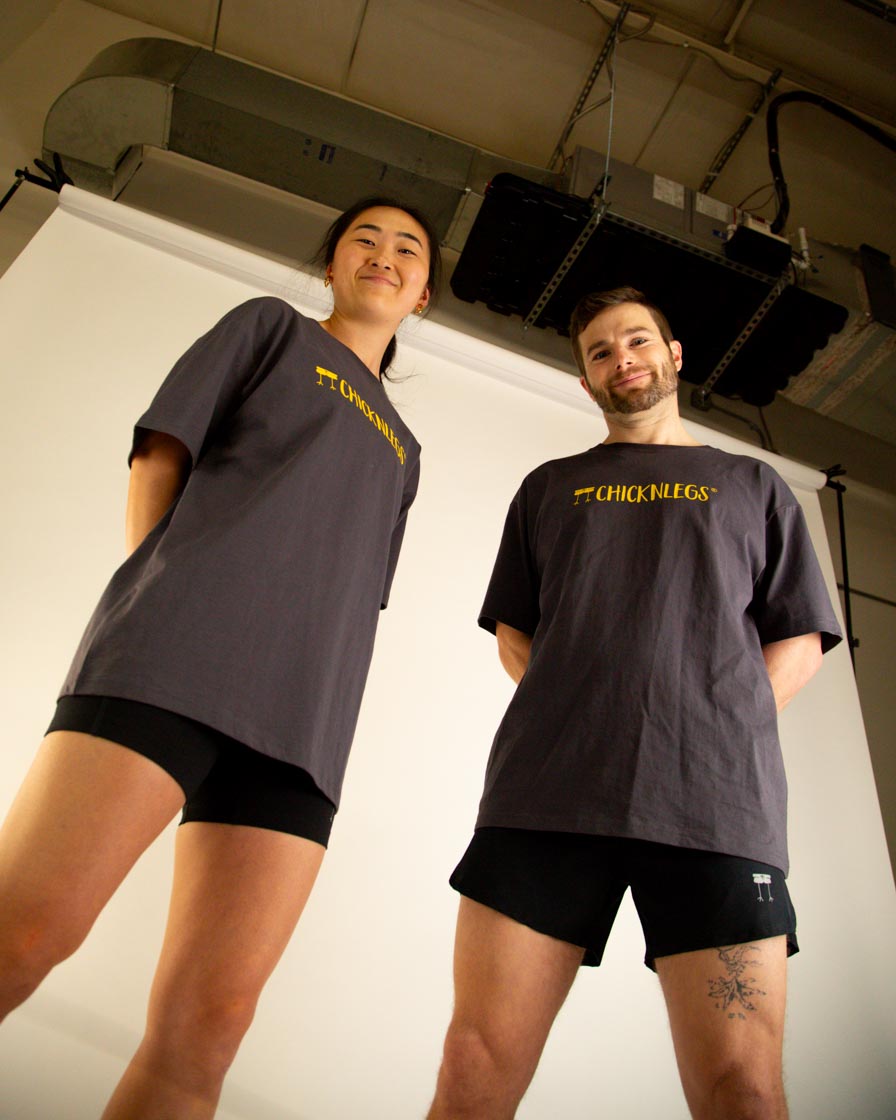 ChicknLegs Logo Oversized Tee