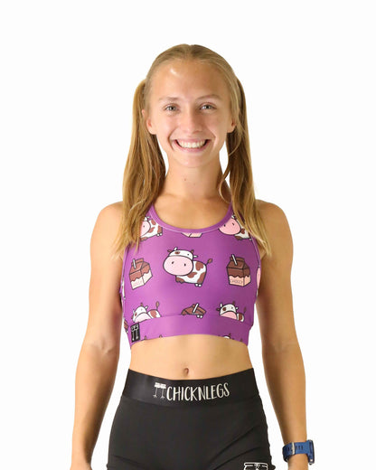 Choccy Cows OG Sports Bra