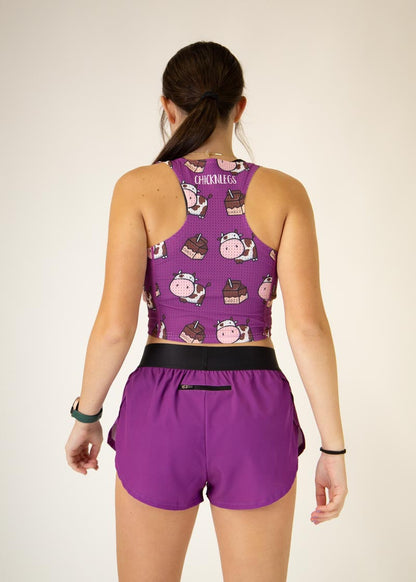 Choccy Cows PWR Crop Top
