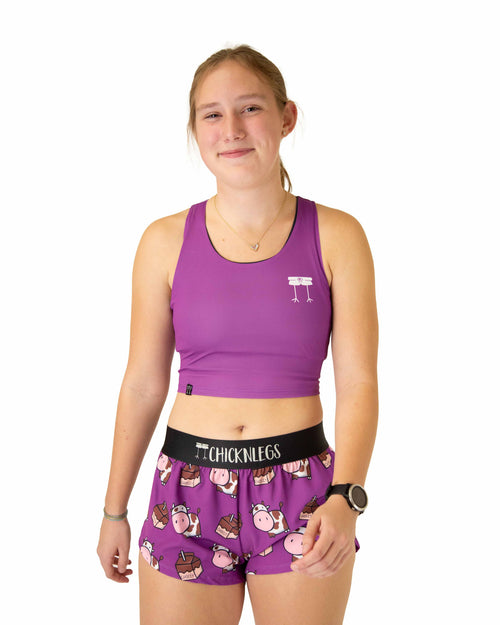 Deep Purple PWR Crop Top