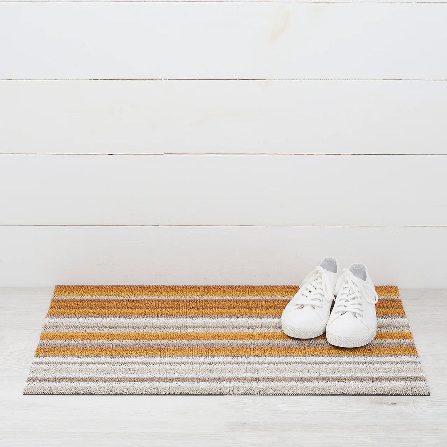 chilewich | shag doormat 46x71cm (18x28") | horizon stripe desert