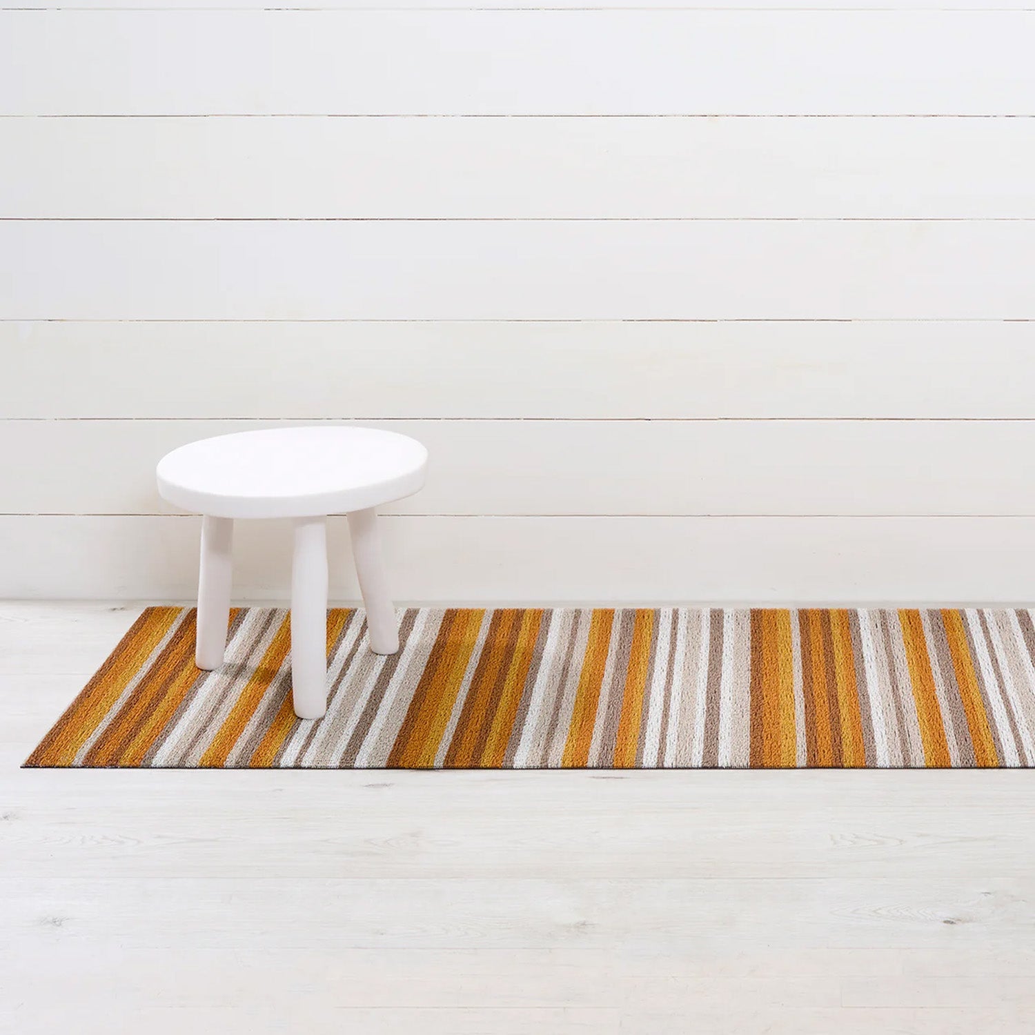 chilewich | shag runner mat 61x183cm (24x72") | horizon stripe desert