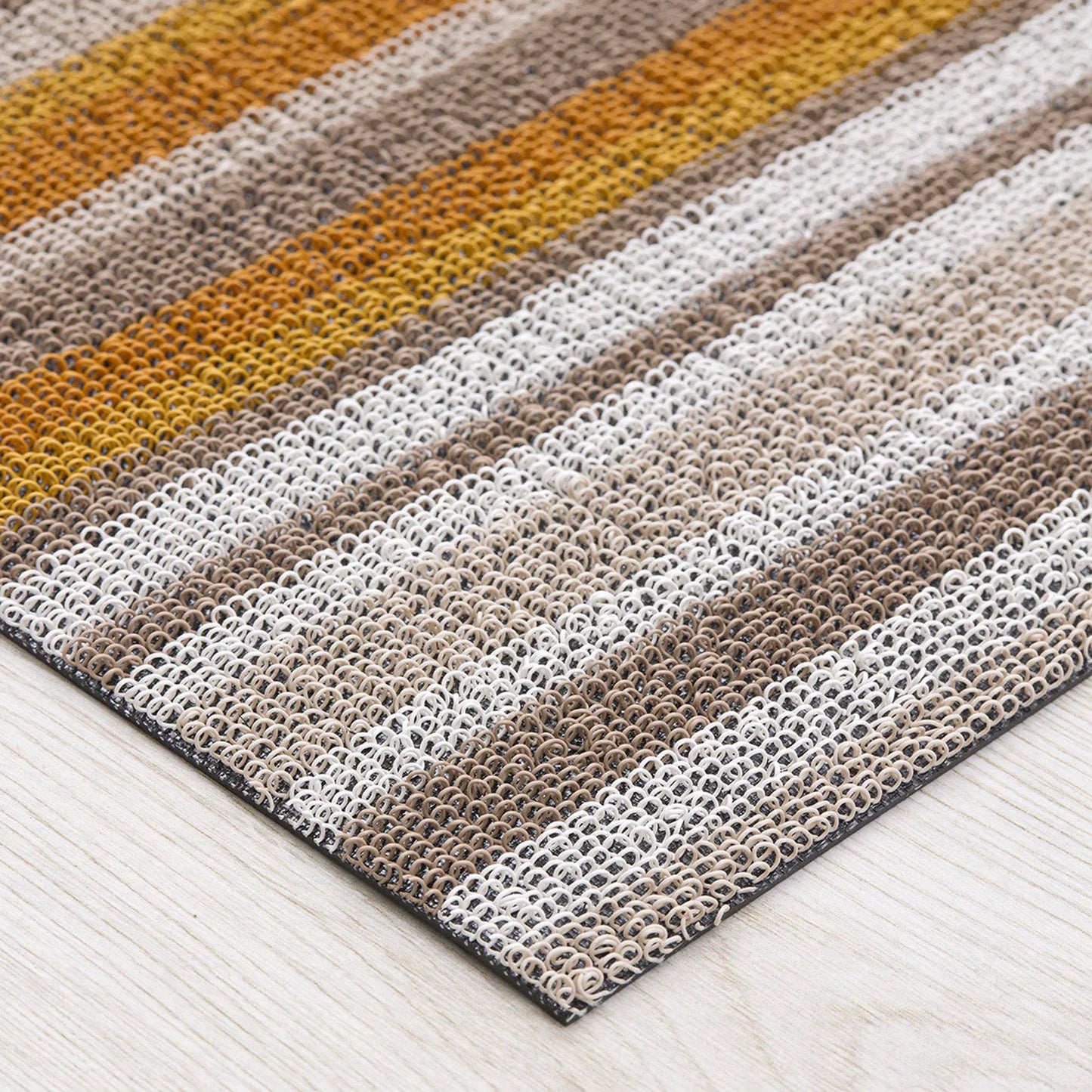 chilewich | shag doormat 46x71cm (18x28") | horizon stripe desert